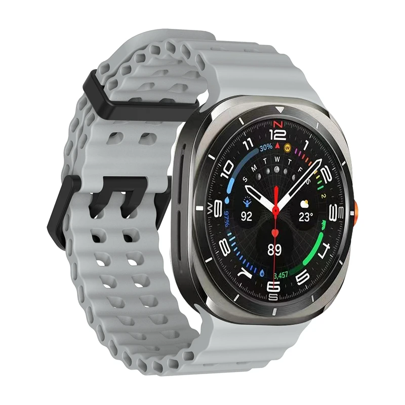 1:1 Marine Band For Samsung Galaxy Watch Ultra2 2026 Ultra 2025 2024 Strap Sport Silicone Bracelet For Samsung Galaxy Ultra 47mm