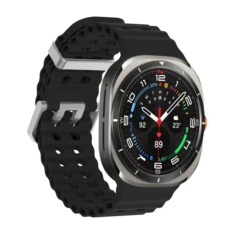 1:1 Marine Band For Samsung Galaxy Watch Ultra2 2026 Ultra 2025 2024 Strap Sport Silicone Bracelet For Samsung Galaxy Ultra 47mm
