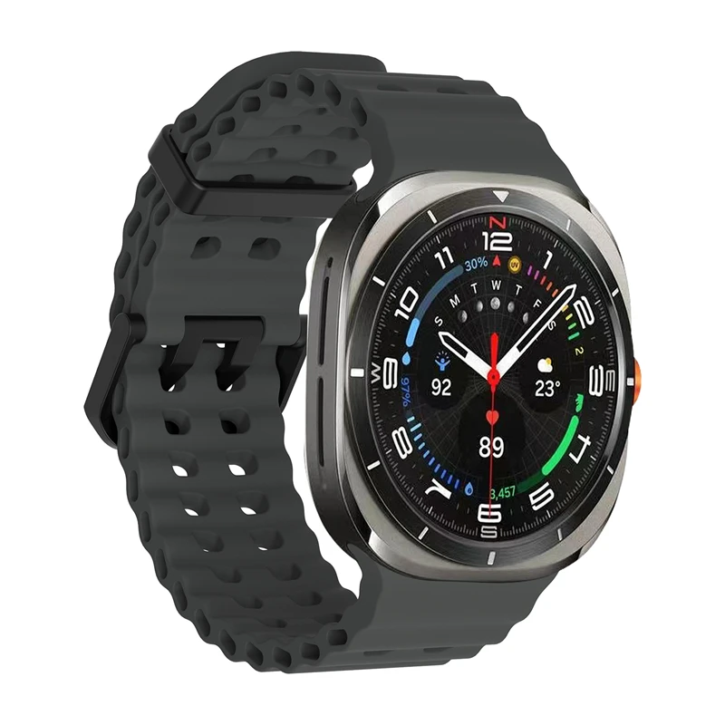 1:1 Marine Band For Samsung Galaxy Watch Ultra2 2026 Ultra 2025 2024 Strap Sport Silicone Bracelet For Samsung Galaxy Ultra 47mm