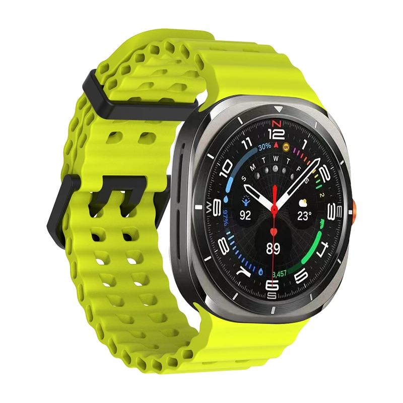 1:1 Marine Band For Samsung Galaxy Watch Ultra2 2026 Ultra 2025 2024 Strap Sport Silicone Bracelet For Samsung Galaxy Ultra 47mm