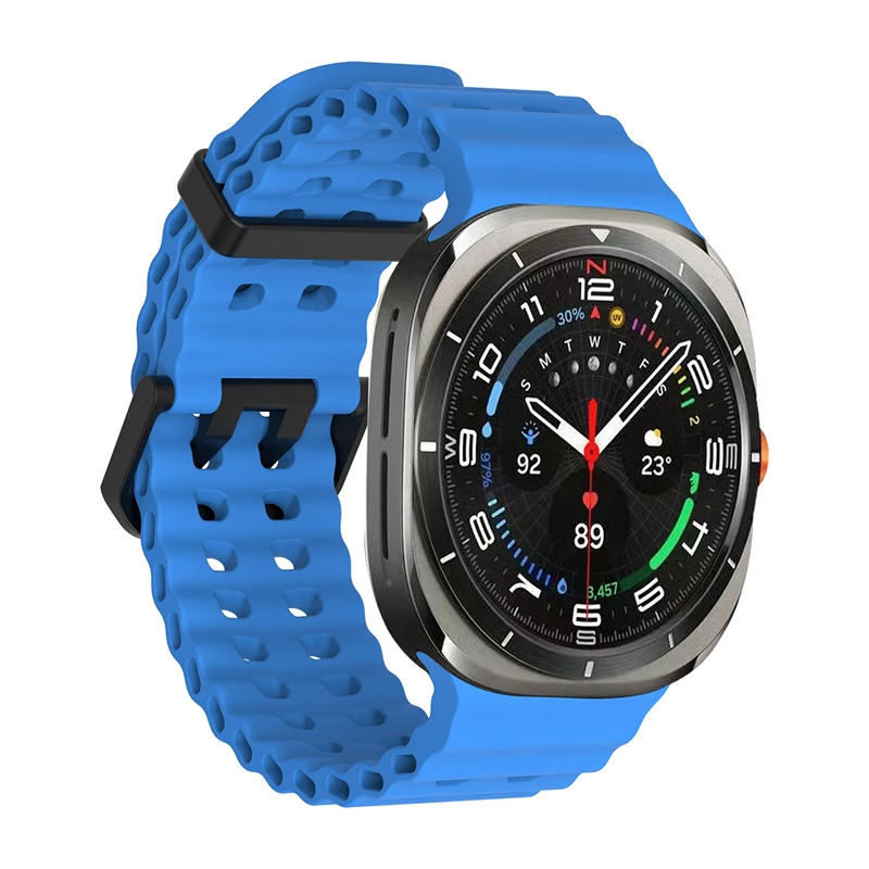 1:1 Marine Band For Samsung Galaxy Watch Ultra2 2026 Ultra 2025 2024 Strap Sport Silicone Bracelet For Samsung Galaxy Ultra 47mm