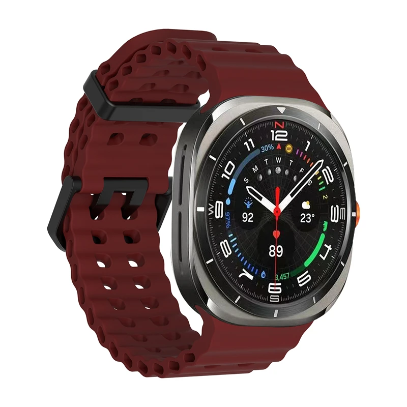1:1 Marine Band For Samsung Galaxy Watch Ultra2 2026 Ultra 2025 2024 Strap Sport Silicone Bracelet For Samsung Galaxy Ultra 47mm