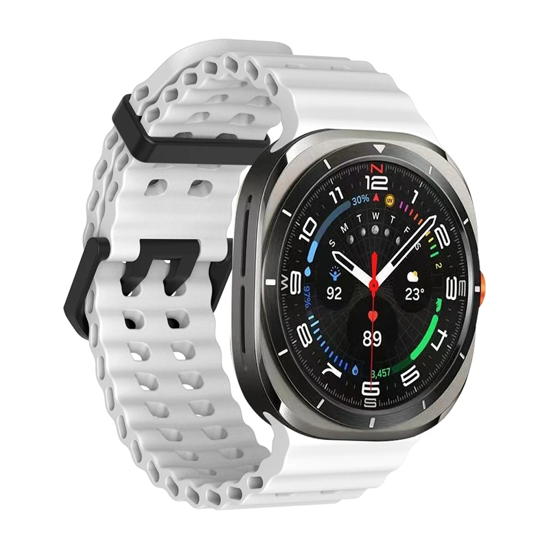 1:1 Marine Band For Samsung Galaxy Watch Ultra2 2026 Ultra 2025 2024 Strap Sport Silicone Bracelet For Samsung Galaxy Ultra 47mm
