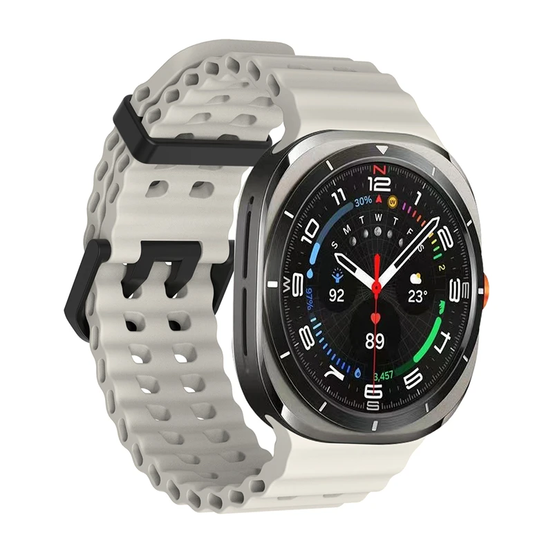 1:1 Marine Band For Samsung Galaxy Watch Ultra2 2026 Ultra 2025 2024 Strap Sport Silicone Bracelet For Samsung Galaxy Ultra 47mm