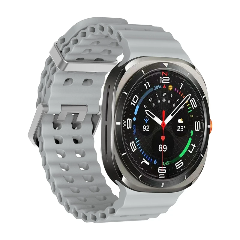 1:1 Marine Band For Samsung Galaxy Watch Ultra2 2026 Ultra 2025 2024 Strap Sport Silicone Bracelet For Samsung Galaxy Ultra 47mm