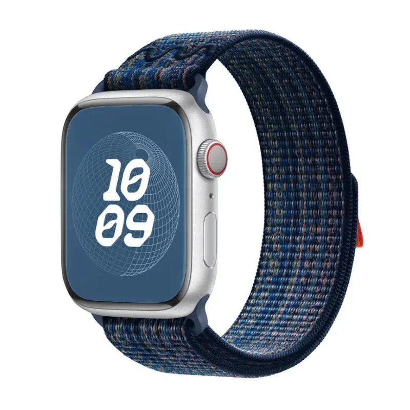 Sports Nylon Strap For Apple Watch Ultra 2 1 49mm Series 9 41mm 45mm Band Loop For iWatch 8 7 6 5 4 3 se 40mm 44mm 42mm Bracelet