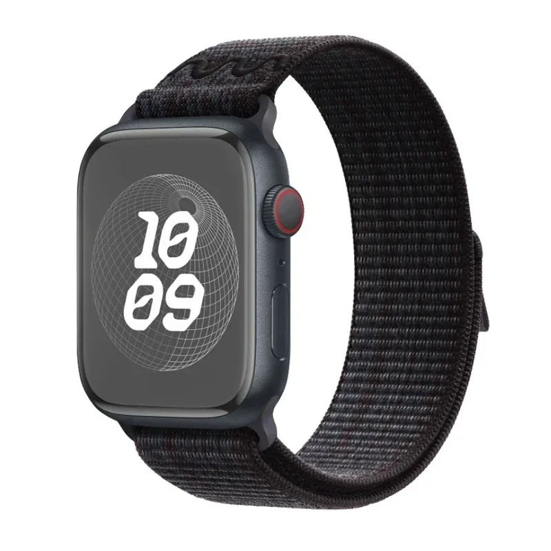 Sports Nylon Strap For Apple Watch Ultra 2 1 49mm Series 9 41mm 45mm Band Loop For iWatch 8 7 6 5 4 3 se 40mm 44mm 42mm Bracelet