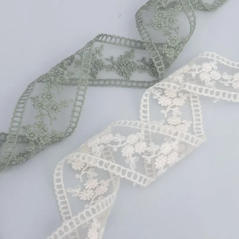Lace Jacquard Embroidery Hollow Lace Ribbon DIY Bow Hair Accessories Flower Packaging Straw Hat Clothes Edge Ribbon