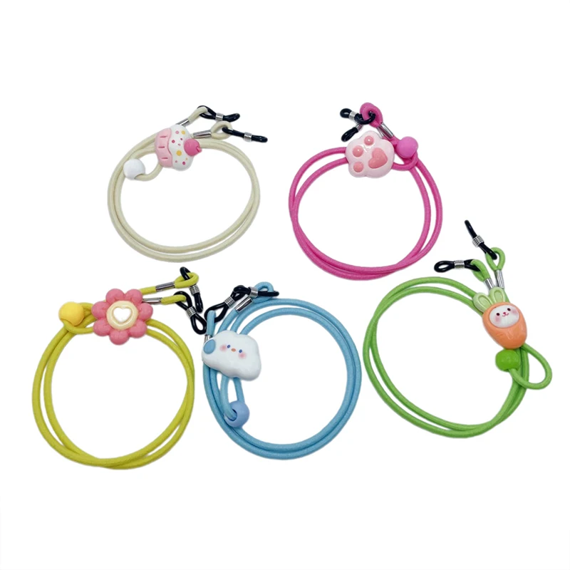 Children Glasses Rope Glasses Lanyard Anti-Lost Kawaii Cartoon Hanging Neck Glasses Chain Sunglasses Lanyards Eyewear Cord