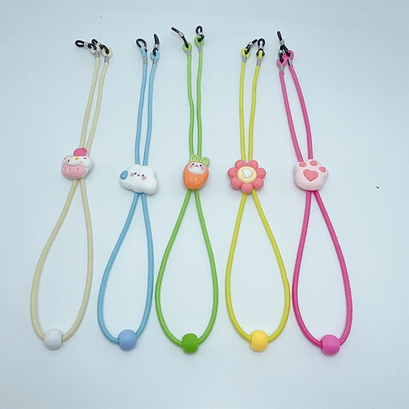 Children Glasses Rope Glasses Lanyard Anti-Lost Kawaii Cartoon Hanging Neck Glasses Chain Sunglasses Lanyards Eyewear Cord
