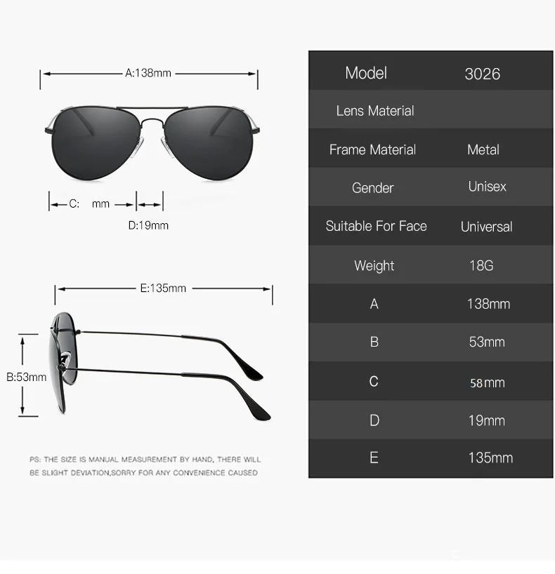 2024 Pilot Aviation Sunglasses MenShades Retro Classic Silver Sun Glasses Female Male Brand metal frame sunglasses sunshade
