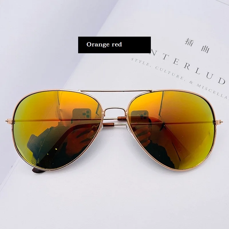 2024 Pilot Aviation Sunglasses MenShades Retro Classic Silver Sun Glasses Female Male Brand metal frame sunglasses sunshade