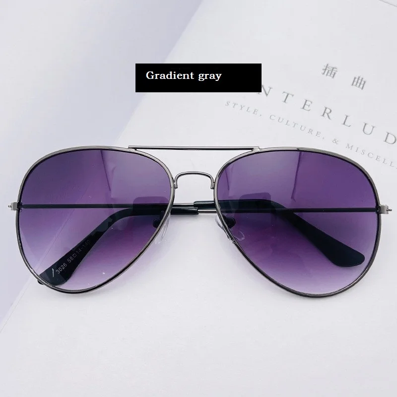 2024 Pilot Aviation Sunglasses MenShades Retro Classic Silver Sun Glasses Female Male Brand metal frame sunglasses sunshade