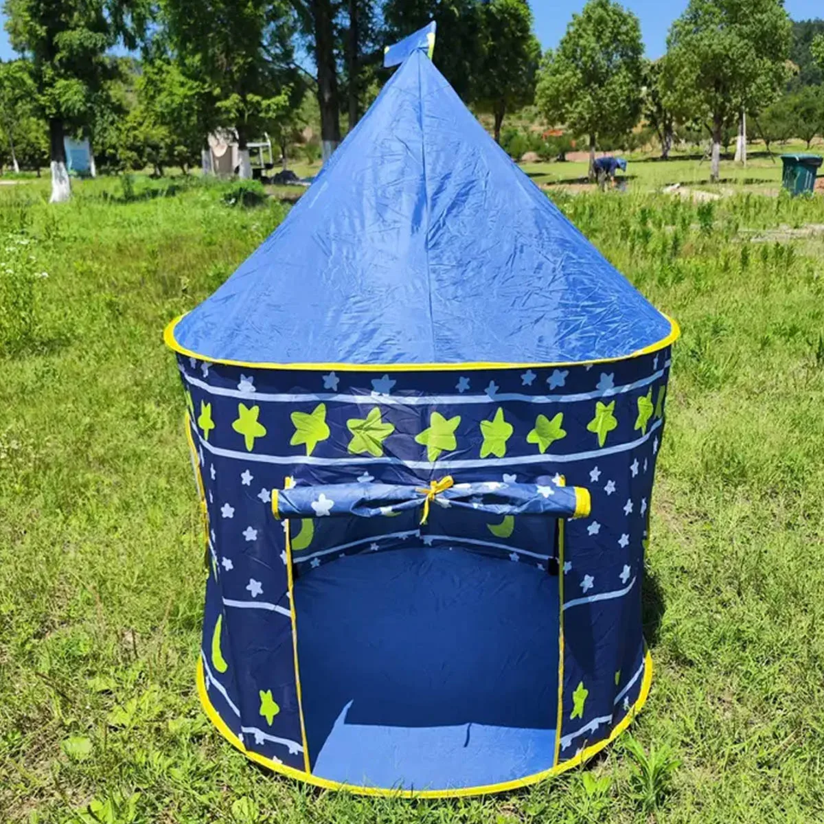 Night Sky Design Children's Play House Tent, Cute Castle for Little Boys and Girls