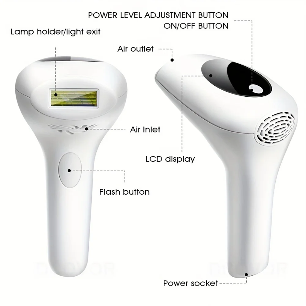 900000 Flashes Laser Epilator Instrume Permanent IPL Hair Removal Home Use Devices Ice Cool Painless Intense Pulsed Light