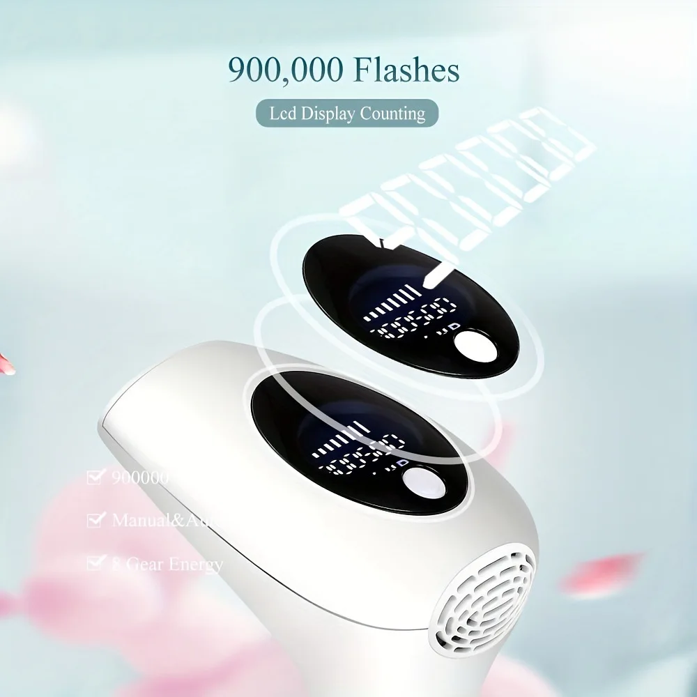 900000 Flashes Laser Epilator Instrume Permanent IPL Hair Removal Home Use Devices Ice Cool Painless Intense Pulsed Light