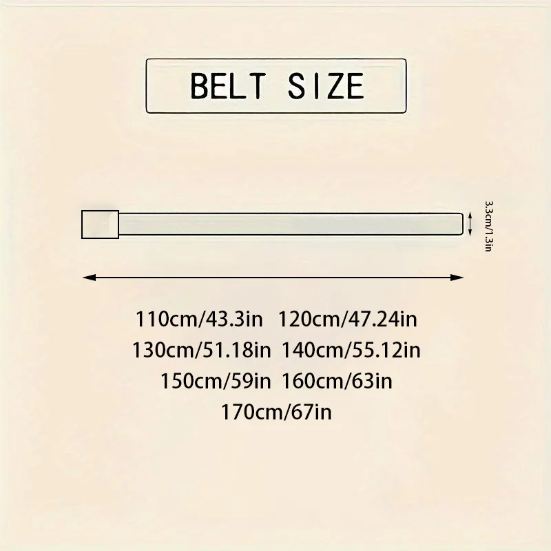 OYIFAN Fashion Men's Belt Men's Genuine Leather Belt Automatic Buckle Ratchet Belt Random Adjustment