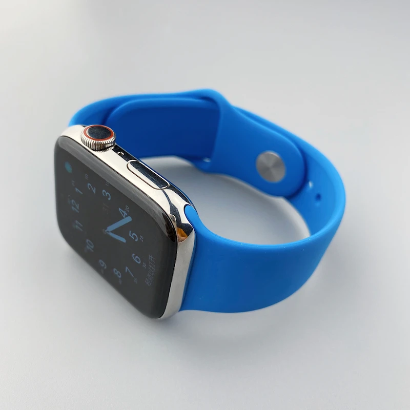Silicone Strap For Apple Watch Bands 45mm 44mm 40mm 41mm 49mm 42mm 46mm Sport bracelet iwatch series se 6 7 8 9 10 11 Ultra 3 2