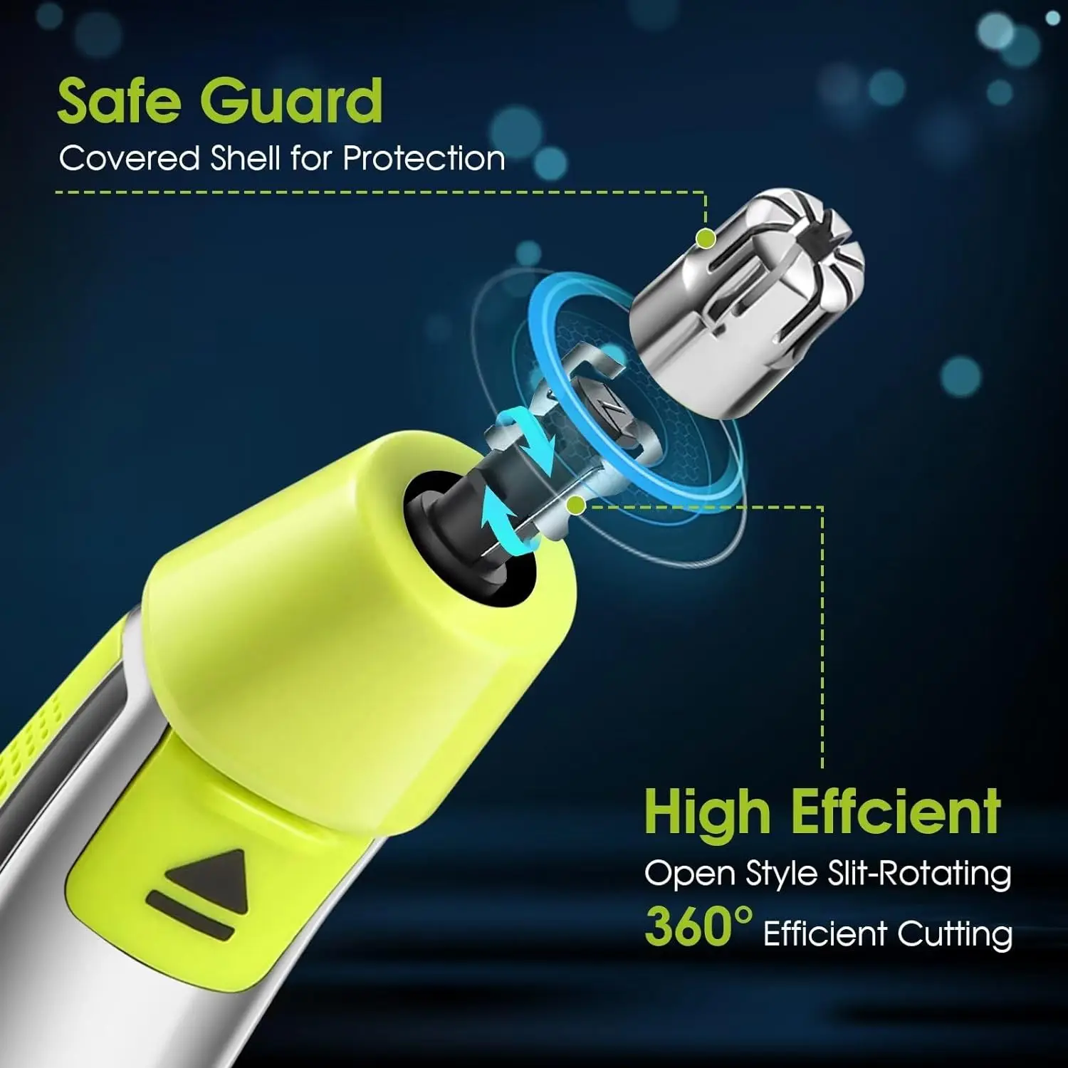 KVIFO Shaver Replacement Blade for One Blade QP2520 QP2530 QP2620 QP2630 QP6510 QP6520 Hybrid Electric Beard Trimmer