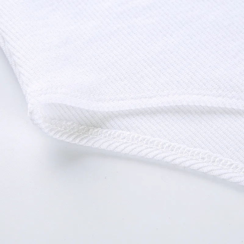 White Strappy Bodysuit Sexy Backless Ribbed Bodysuit Romper string femme sexy Sleeveless Tank Top gloved bodysuit Body Female