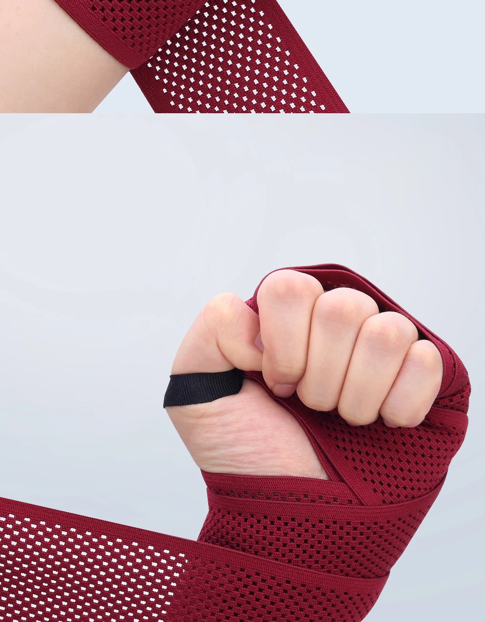 2 Rolls 3M Mesh Boxing Bandage Sports Strap Sanda KickBoxing MMA Hand Gloves Belt Wrist Wraps Muay Thai Training Gauntlets