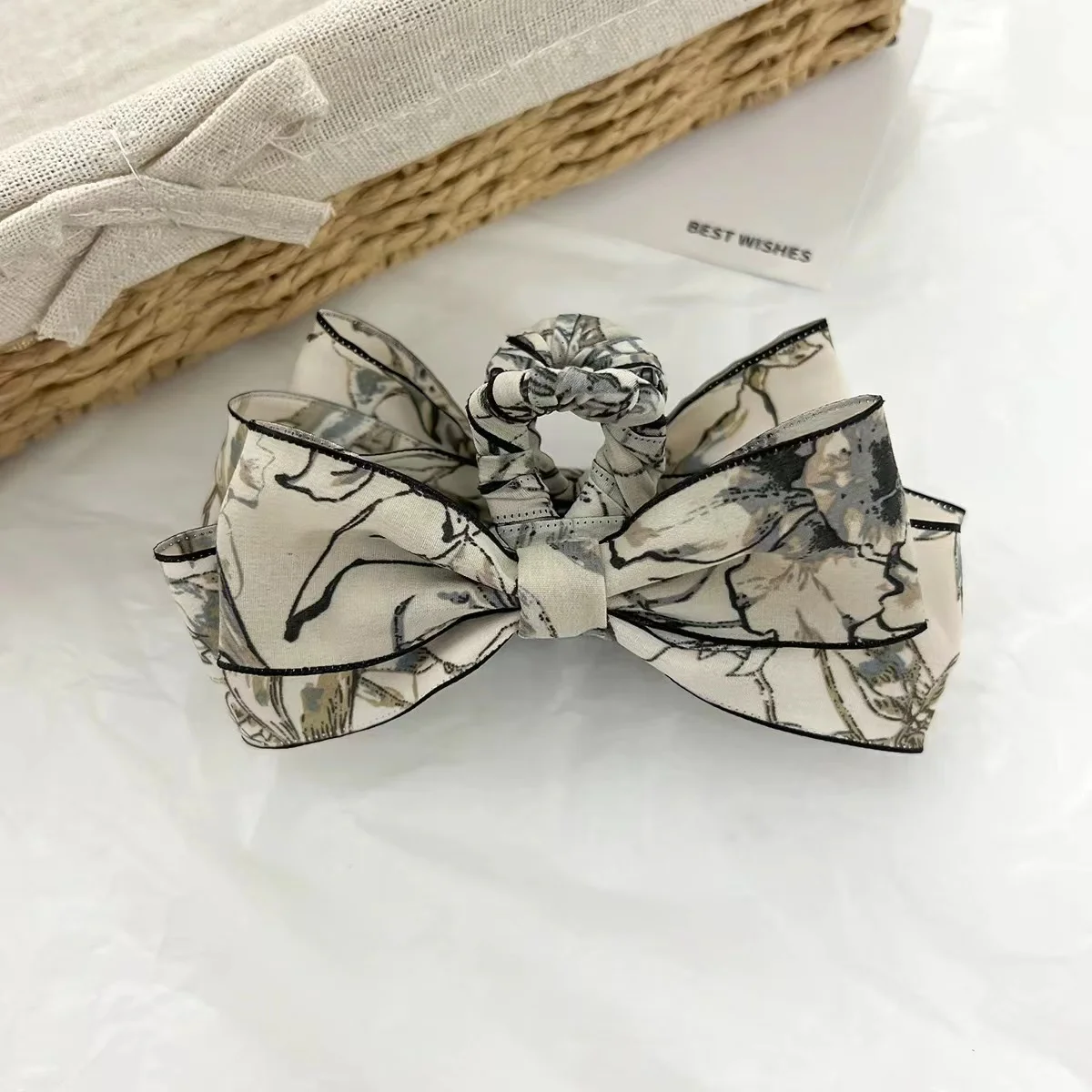 1pc Ink Fairy Style Large Butterfly Knot Hair Clip Women's New Chinese Style Headwear Hair Clip