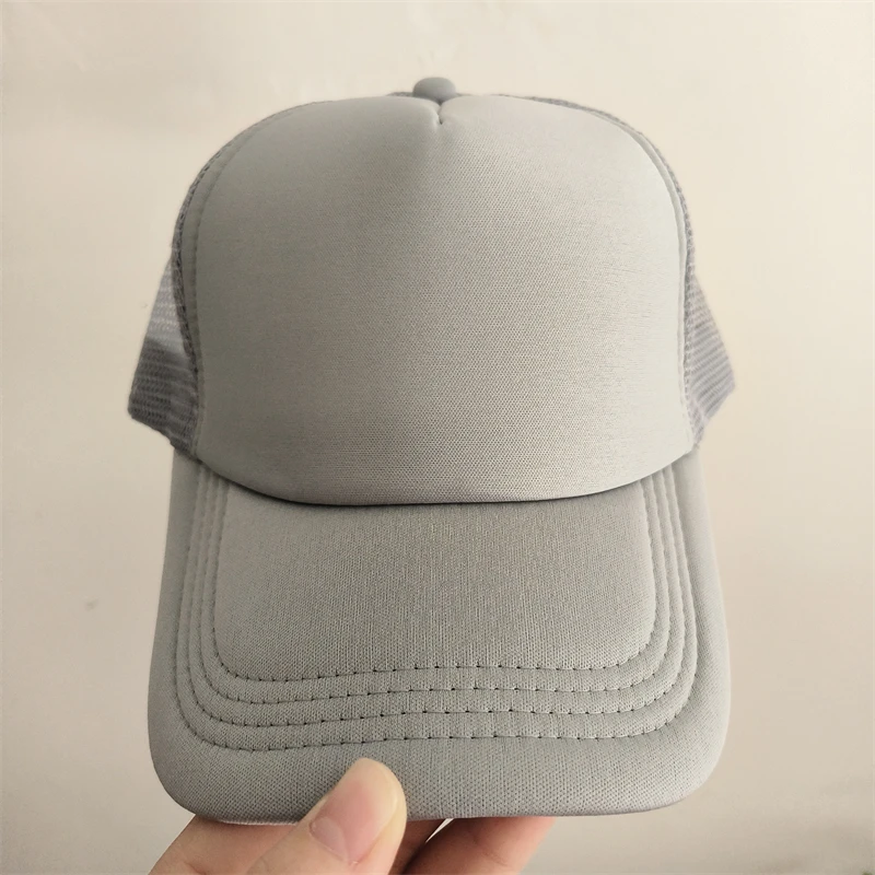 Customized Logo Mesh Baseball Caps Men Women 5 Panel Cheaper Trucker Hats Sports Team Snapback Caps Summer Sun Dad Hat Gorras