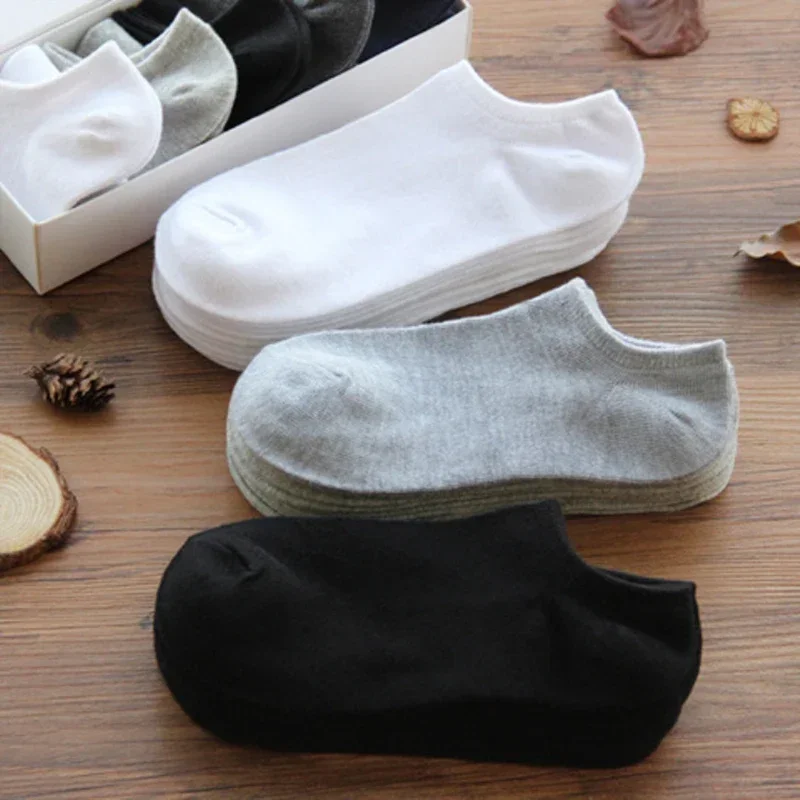 10 Pairs Women Socks Breathable Sports socks Solid Color Boat socks Comfortable Cotton Ankle Socks