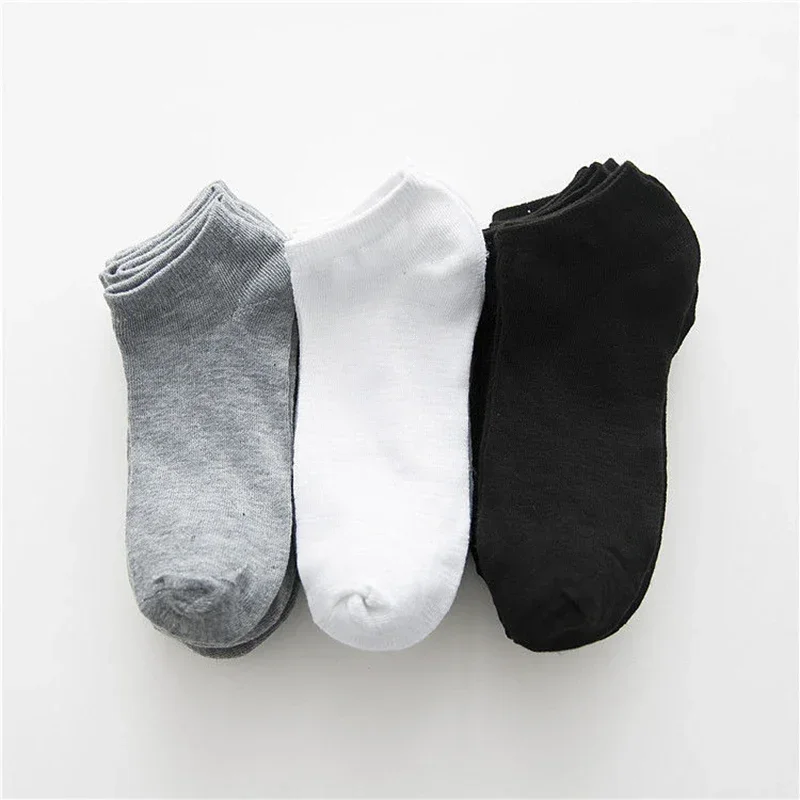 10 Pairs Women Socks Breathable Sports socks Solid Color Boat socks Comfortable Cotton Ankle Socks