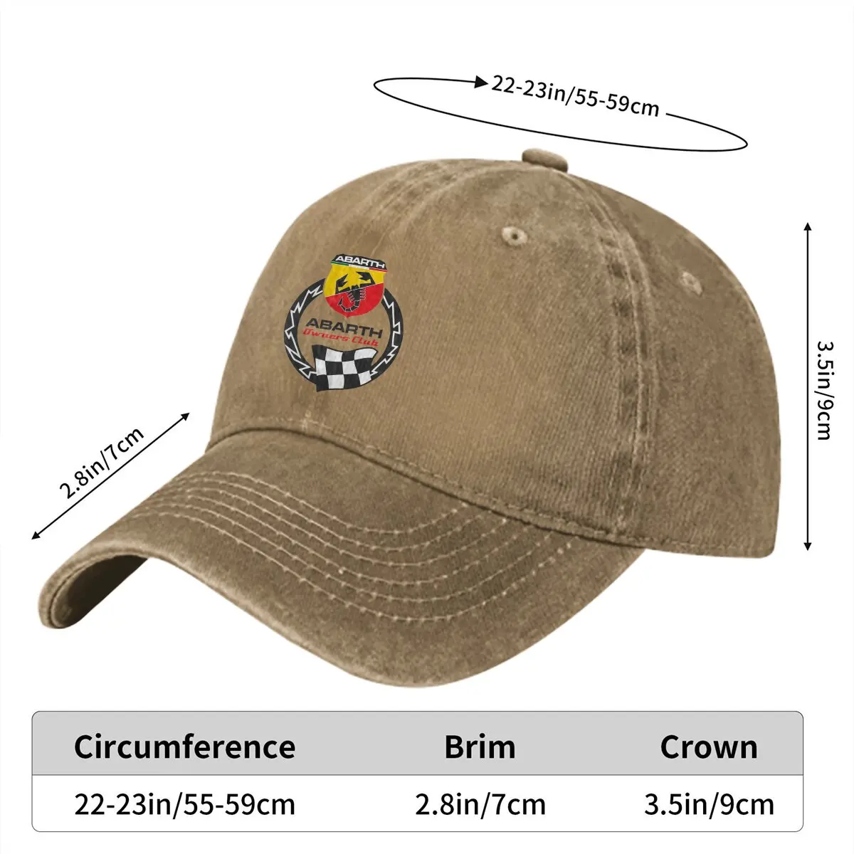 Summer Cap Sun Visor Vintage Hip Hop Caps Abarth Scorpion Cowboy Hat Peaked Hats