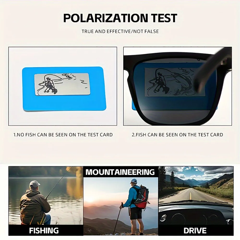 Polarized UV Protection Sunglasses Anti Glare Sun Shades For Summer Party Vacation Travel Driving Fishing