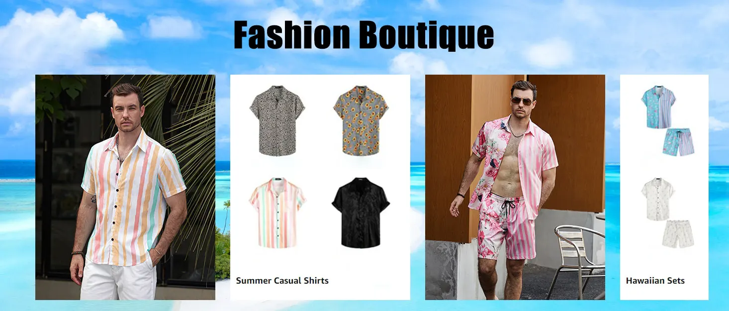 Stylish Lapel Button-Down Shirt Shorts Set Summer Men's Short-Sleeved Shirt Drawstring Shorts 2-Piece 3D Leaf Print Travel Suit