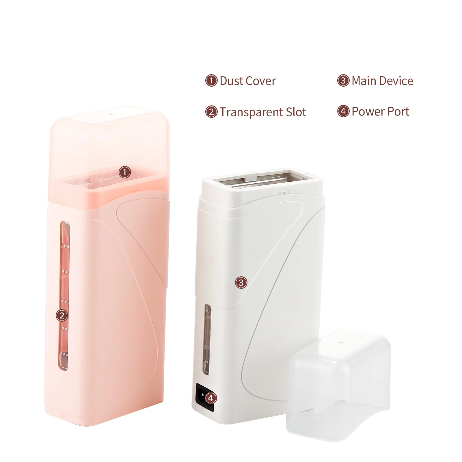 Foreverlily Portable Wax Roller Machine Electric Wax Warmer Depilatory Wax Heater Waxing Leg Warmer Hair Removal Roll On Wax