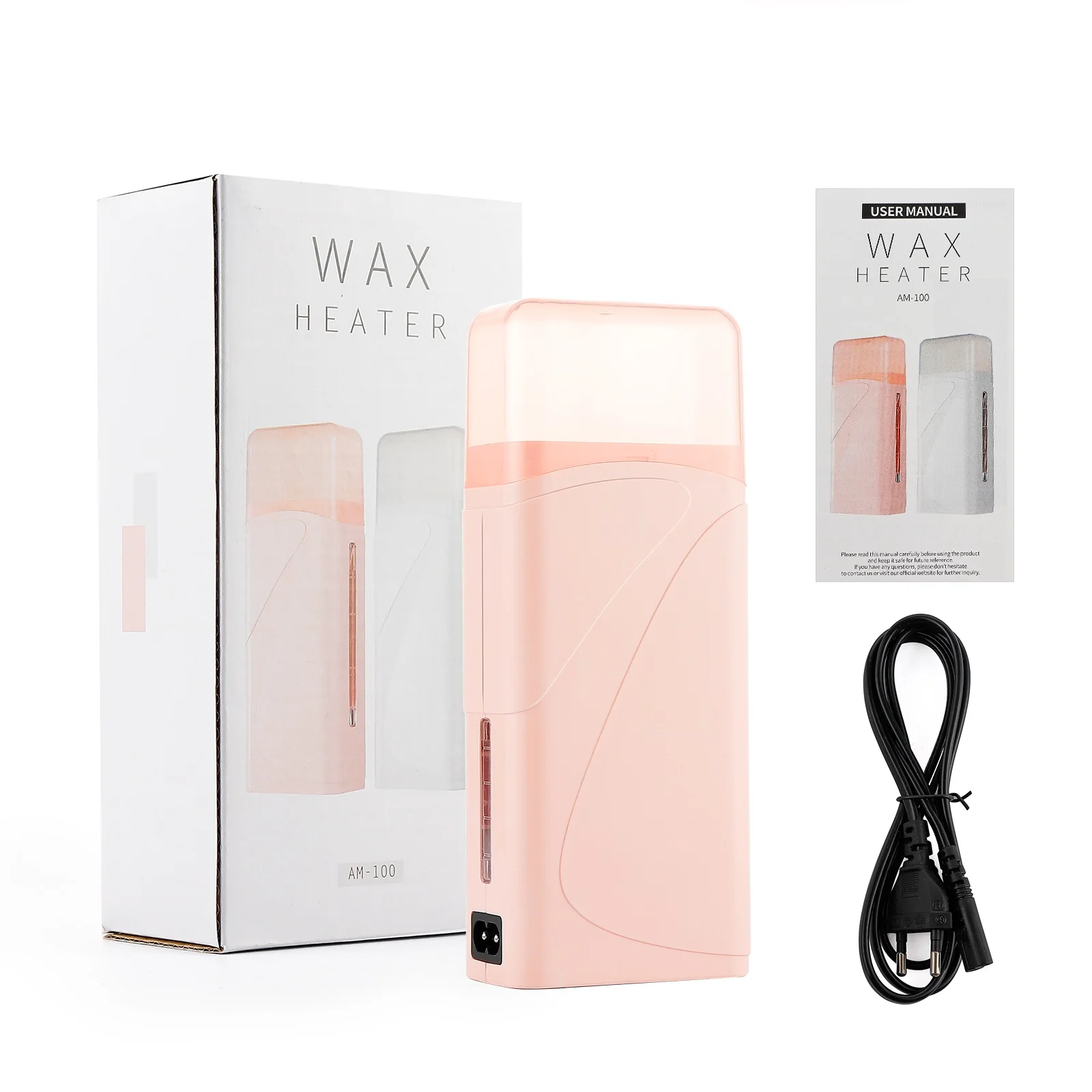 Foreverlily Portable Wax Roller Machine Electric Wax Warmer Depilatory Wax Heater Waxing Leg Warmer Hair Removal Roll On Wax