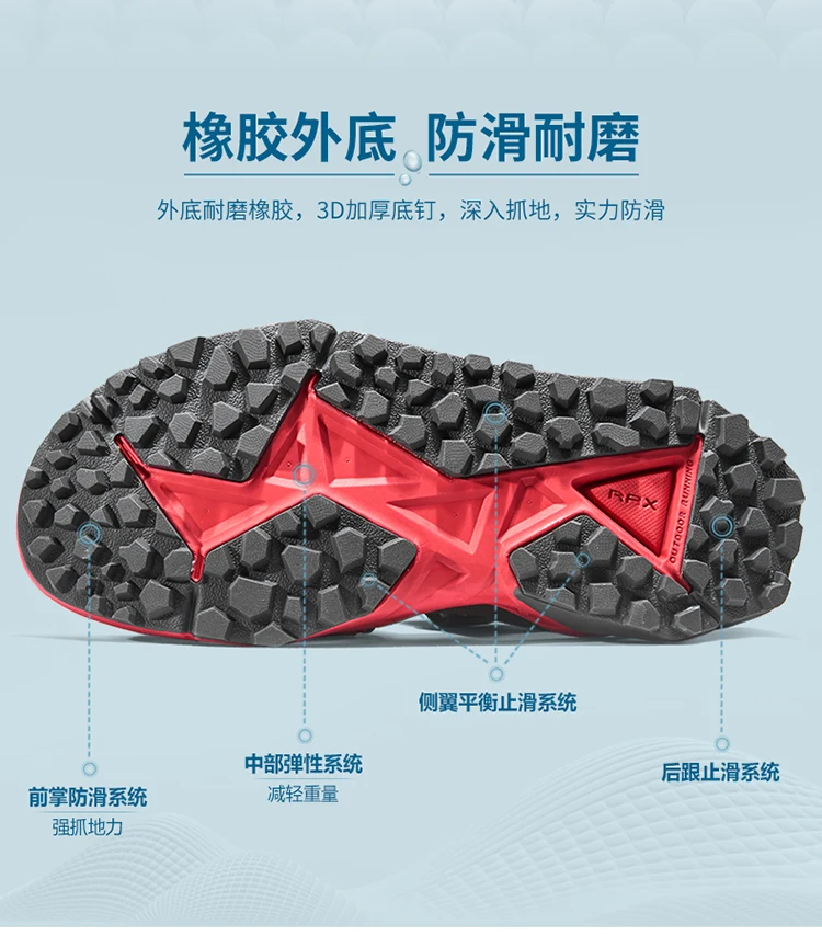 Rax Men's Hiking Shoes Breathable Lightweight Outdoor Sports Sandals Shoes Men Beach Sneakers Quick Drying Fishing Shoes Men 466