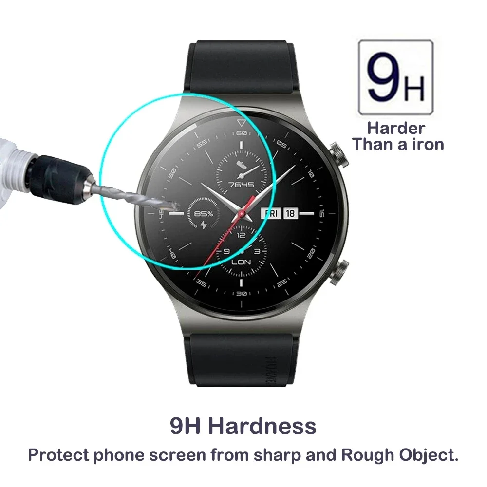 Tempered Glass for Huawei Watch GT 2 3 4 GT2 GT3 Pro 46mm GT Runner Smartwatch Screen Protector Explosion-Proof Film Accessories