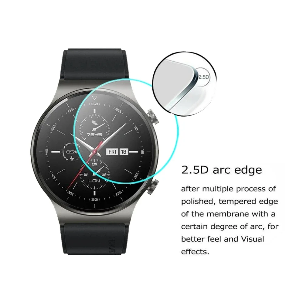 Tempered Glass for Huawei Watch GT 2 3 4 GT2 GT3 Pro 46mm GT Runner Smartwatch Screen Protector Explosion-Proof Film Accessories