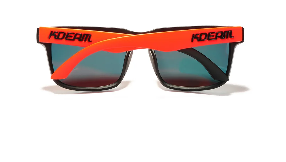 2025 Kdeam New Polarized Sunglasses for Men Women Fashion Unisex Brand Trendy Outdoor Eyewear For Couple Red Lens