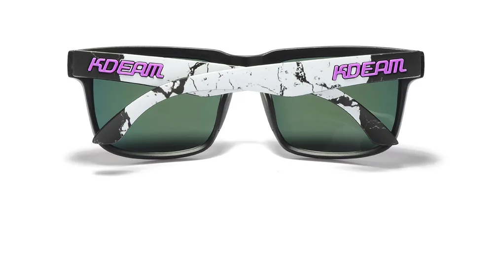 2025 Kdeam New Polarized Sunglasses for Men Women Fashion Unisex Brand Trendy Outdoor Eyewear For Couple Red Lens