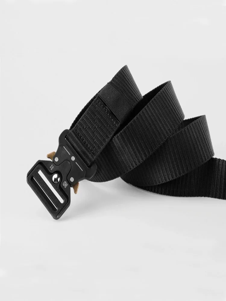 1pc 120cm Men's Nylon Sports Tactical Belts Black Gray Green Corset Belt for Men