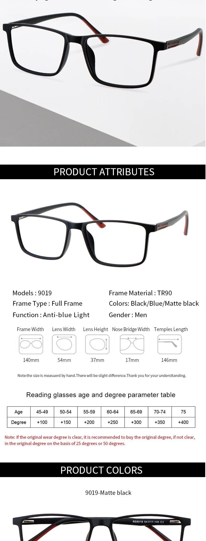Blue Light Blocking Computer Readers Stylish Durable TR90 Thin Frame Fit Medium To Big Face for Men Women