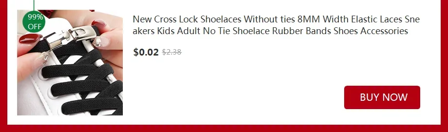 No tie Shoelace Elastic laces Sneakers Tennis Stretchy Lazy Round Shoelaces without ties Kids Adult Shoes Accessories 1Pair