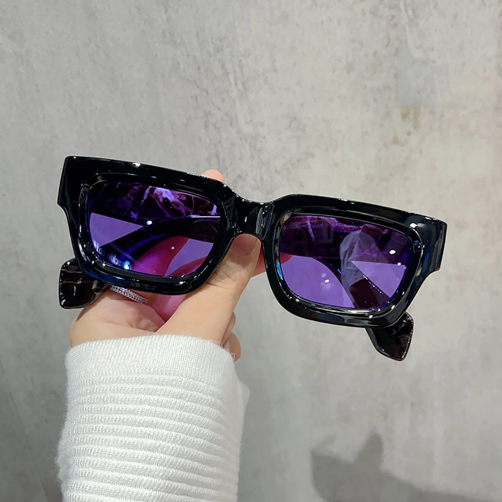 KLASSNUM Retro Square Men Sunglasses Women Brand Design Punk Sun Glasses Classic Eyewear UV400 Shades Trendy Goggles 2026 New In