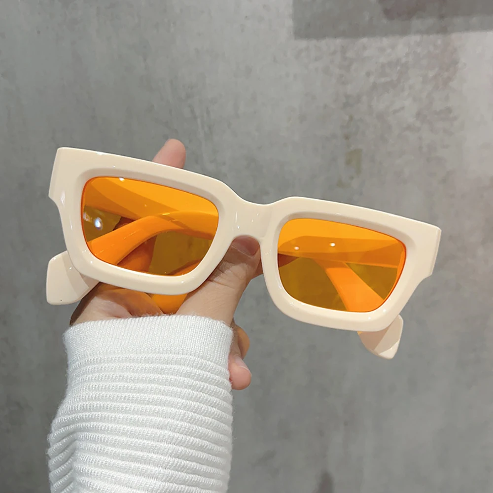 KLASSNUM Retro Square Men Sunglasses Women Brand Design Punk Sun Glasses Classic Eyewear UV400 Shades Trendy Goggles 2026 New In