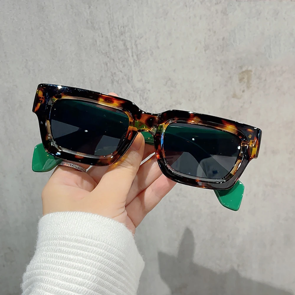 KLASSNUM Retro Square Men Sunglasses Women Brand Design Punk Sun Glasses Classic Eyewear UV400 Shades Trendy Goggles 2026 New In