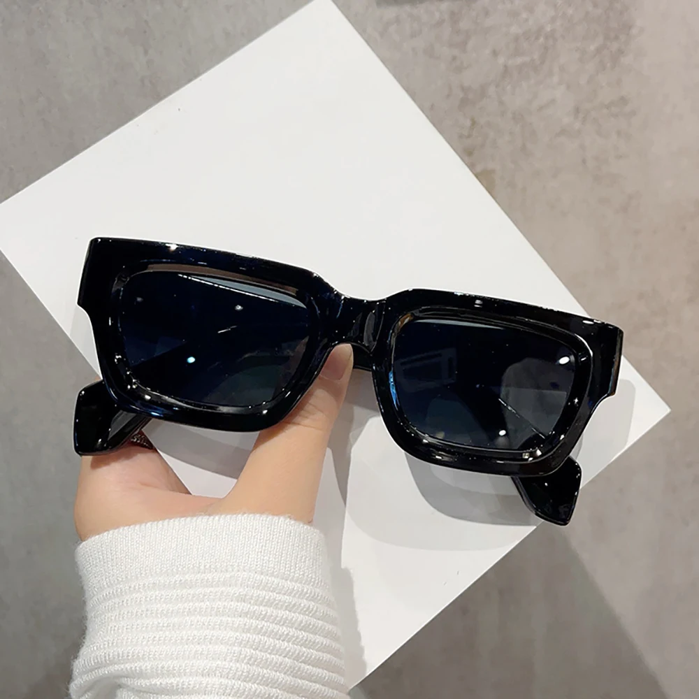 KLASSNUM Retro Square Men Sunglasses Women Brand Design Punk Sun Glasses Classic Eyewear UV400 Shades Trendy Goggles 2026 New In
