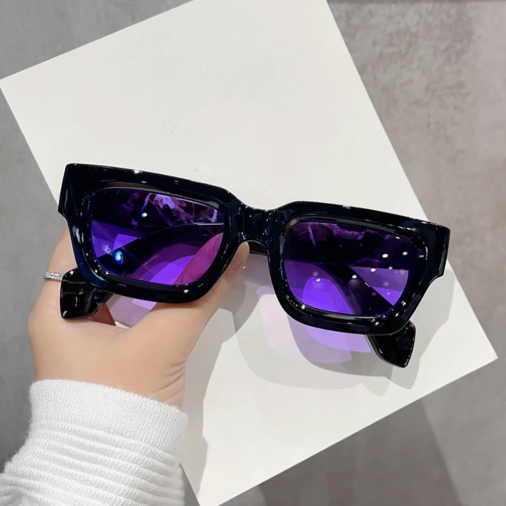 KLASSNUM Retro Square Men Sunglasses Women Brand Design Punk Sun Glasses Classic Eyewear UV400 Shades Trendy Goggles 2026 New In
