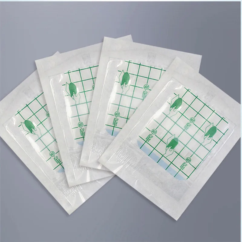 10 Pcs 6x7cm 6x10cm Waterproof Adhesive Bandage Adhesive Wound Dressing Band Aid Bandage Large Wound First Aid Outdoor