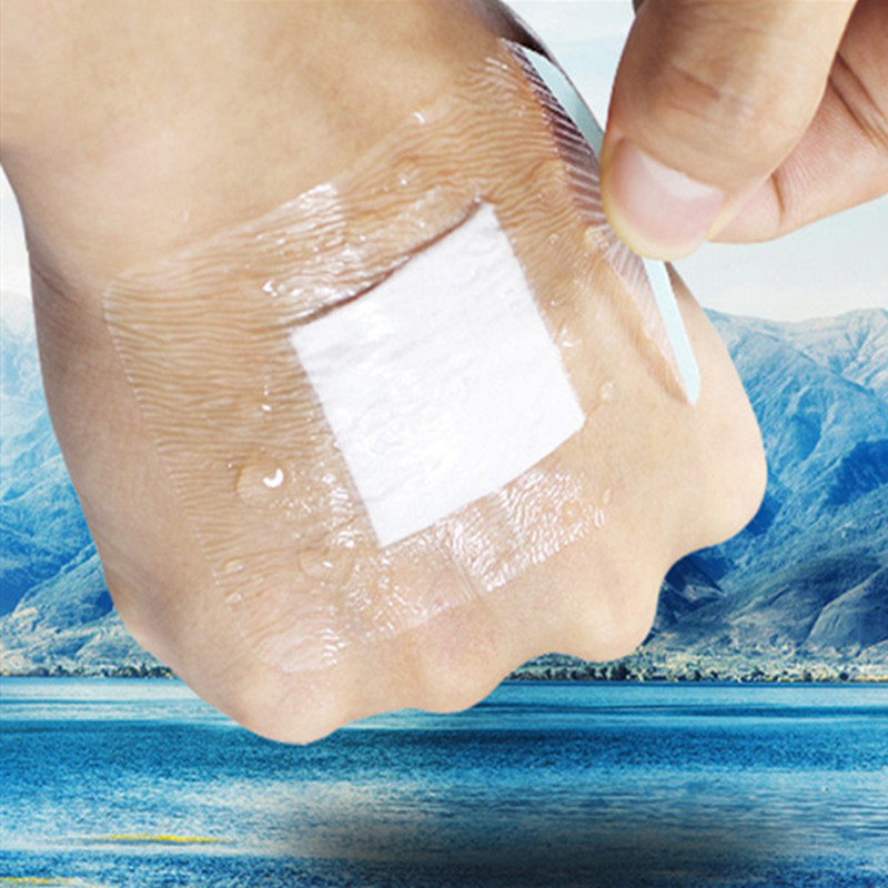 10 Pcs 6x7cm 6x10cm Waterproof Adhesive Bandage Adhesive Wound Dressing Band Aid Bandage Large Wound First Aid Outdoor