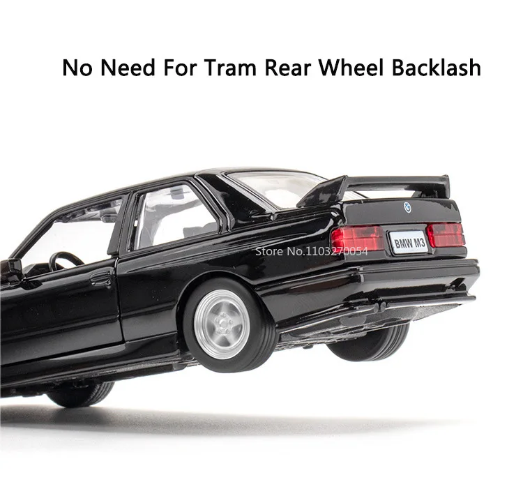 Scale 1/36 BMW M3 Alloy Model Toys Die Casting Alloy Model Door Can Be Opened Pull Back Toys Decorations Birthday Gift for Boy